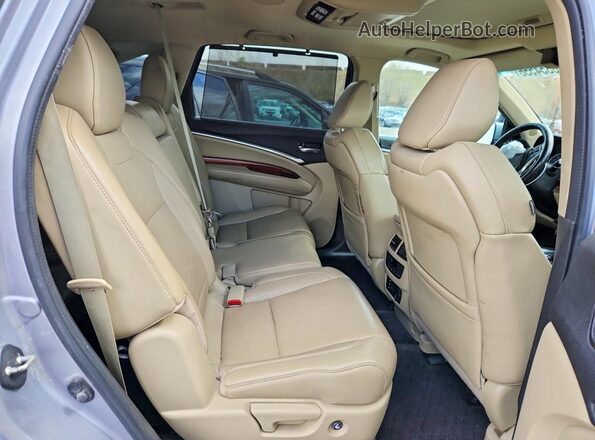 5KCYD486XHB800919 2017 ACURA MDX Silver Rear interior view