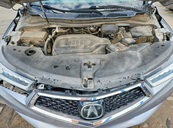 5KCYD486XHB800919 2017 ACURA MDX Silver Engine compartment view