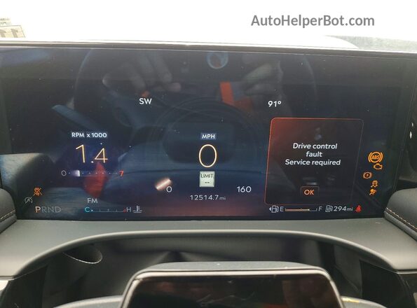 5LM5J0XC5SGL13650 2025 LINCOLN AVIATOR Black Սարքավորումների վահանակի տեսք