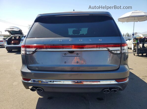 5LM5J6WC3MGL09118 2021 LINCOLN AVIATOR Gray Հետևի տեսք