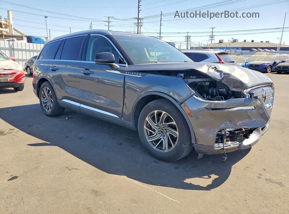 5LM5J6WC3MGL09118 2021 LINCOLN AVIATOR Gray Առջևի աջ