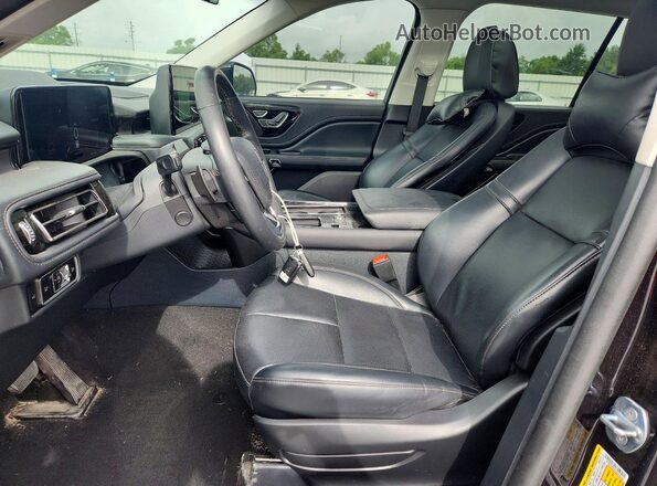 5LM5J6WC5SGL16195 2025 LINCOLN AVIATOR Black წინა სალონის ხედი