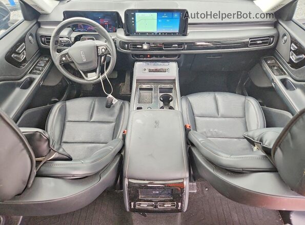 5LM5J6WC5SGL16195 2025 LINCOLN AVIATOR Black წინა პანელის ხედი
