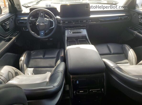 5LM5J6WC5SGL23437 2025 LINCOLN AVIATOR White Widok deski rozdzielczej