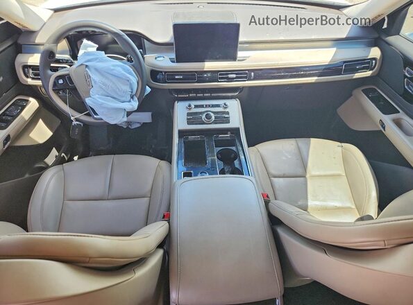 5LM5J6XC6PGL01985 2023 LINCOLN AVIATOR White Dashboard view