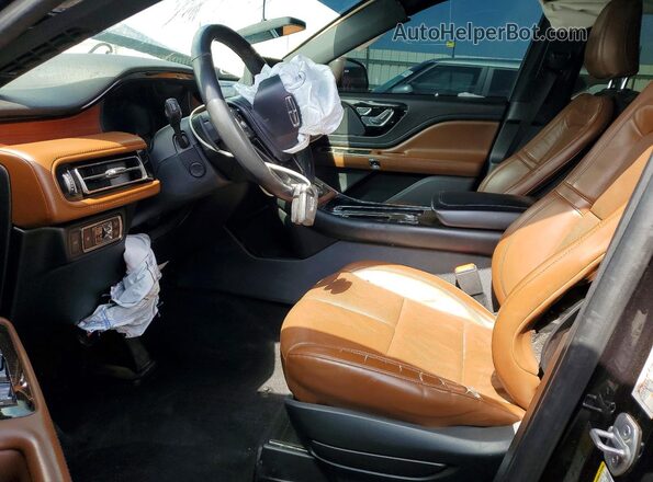 5LM5J7WC0MGL18753 2021 LINCOLN AVIATOR Black Սալոնի դիմացի տեսք