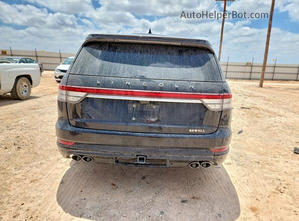 5LM5J7WC0MGL18753 2021 LINCOLN AVIATOR Black Հետևի տեսք