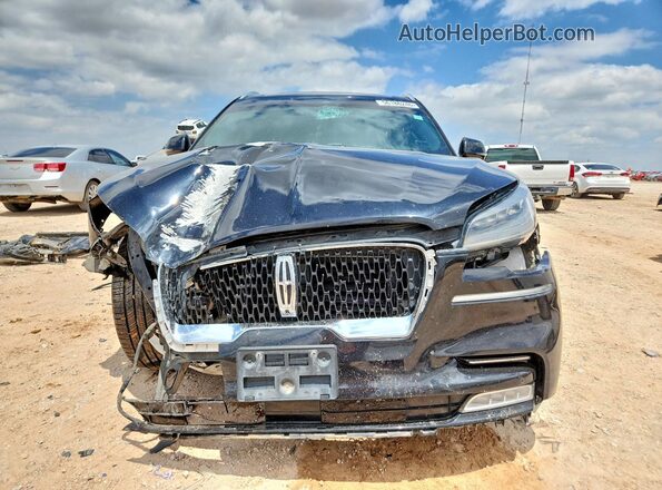 5LM5J7WC0MGL18753 2021 LINCOLN AVIATOR Black Դիմացի տեսք