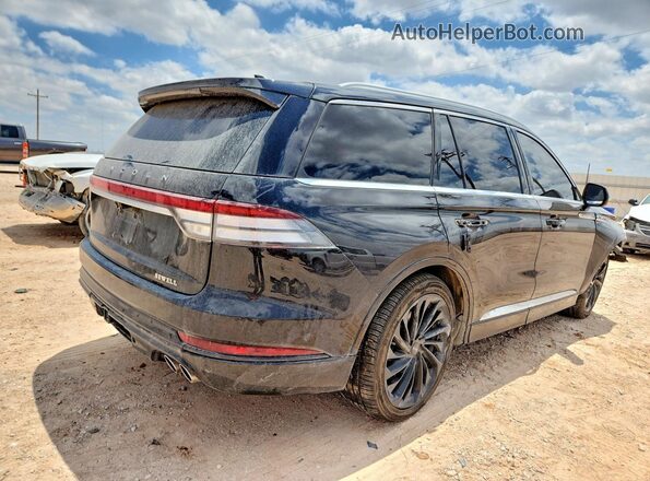 5LM5J7WC0MGL18753 2021 LINCOLN AVIATOR Black Հետևի աջ