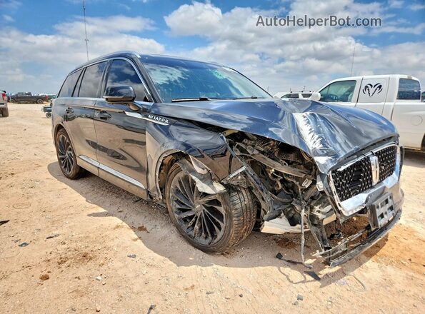 5LM5J7WC0MGL18753 2021 LINCOLN AVIATOR Black Առջևի աջ