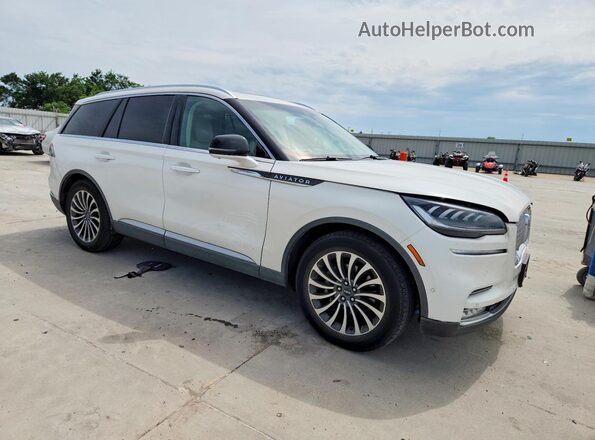5LM5J7WC1LGL23667 2020 LINCOLN AVIATOR White Delantero derecho