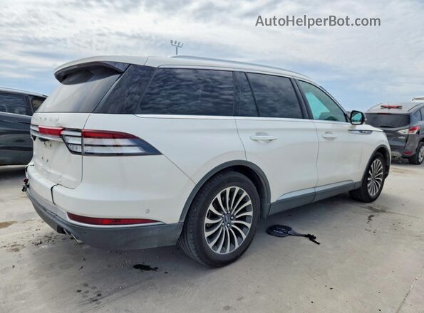 5LM5J7WC1LGL23667 2020 LINCOLN AVIATOR White Trasero derecho
