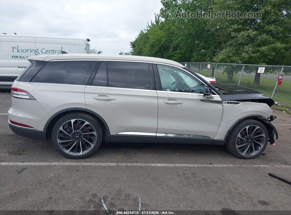 5LM5J7WC1MGL06935 2021 LINCOLN AVIATOR White Սարքավորումների վահանակի տեսք