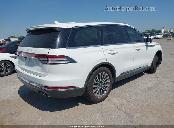 5LM5J7WC3MGL07844 2021 LINCOLN AVIATOR White Trasero derecho