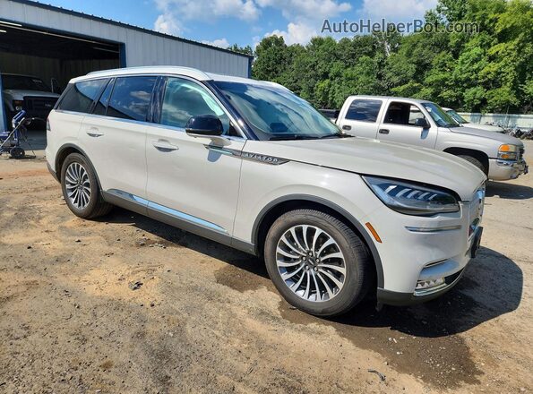 5LM5J7WC3MGL12364 2021 LINCOLN AVIATOR White Przód prawy