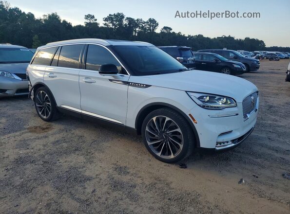 5LM5J7WC3MGL16382 2021 LINCOLN AVIATOR White Przód prawy