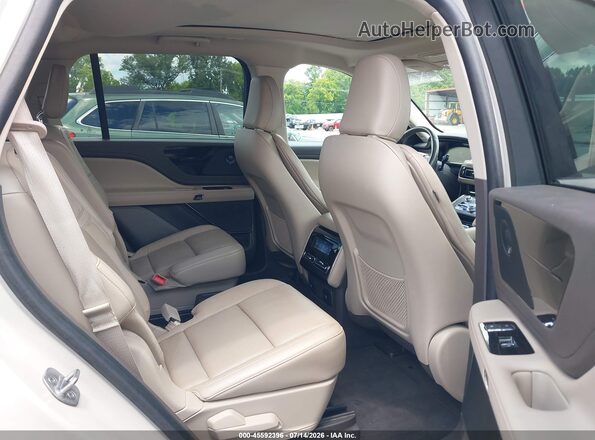 5LM5J7WC3PGL00977 2023 LINCOLN AVIATOR Cream Vista de la etiqueta del VIN