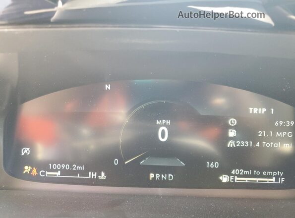 5LM5J7WC5PGL30210 2023 LINCOLN AVIATOR White Instrument cluster view