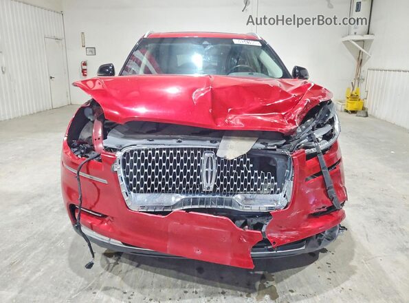 5LM5J7WC6LGL11577 2020 LINCOLN AVIATOR Красный Вид спереди