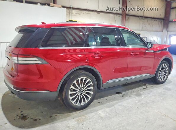 5LM5J7WC6LGL11577 2020 LINCOLN AVIATOR Красный Задняя правая четверть