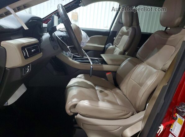 5LM5J7WC6LGL11577 2020 LINCOLN AVIATOR Красный Вид салона спереди