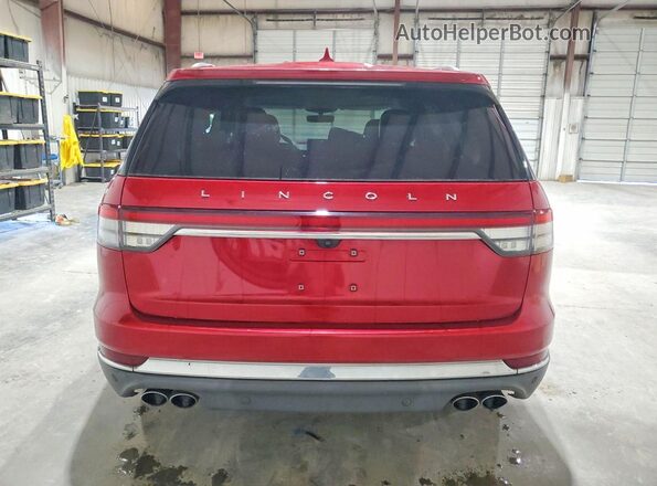 5LM5J7WC6LGL11577 2020 LINCOLN AVIATOR Красный Вид сзади