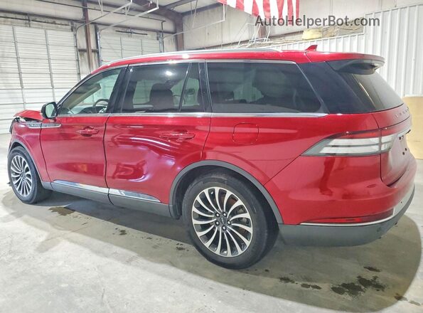 5LM5J7WC6LGL11577 2020 LINCOLN AVIATOR Красный Задняя левая четверть