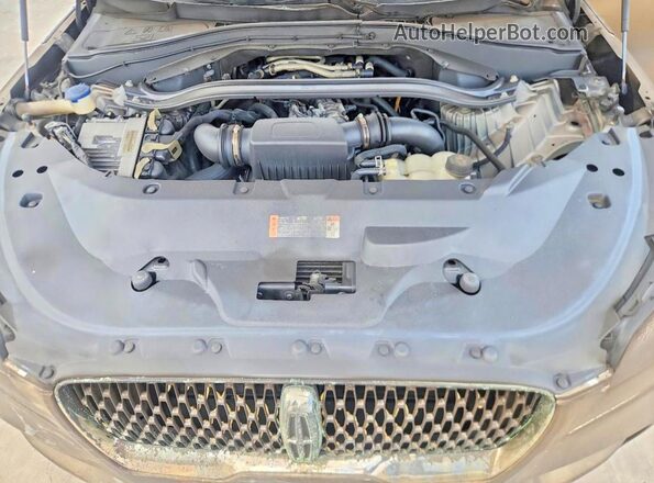 5LM5J7WC7MGL18734 2021 LINCOLN AVIATOR Tan ძრავის განყოფილების ხედი
