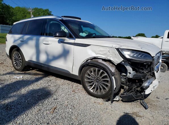 5LM5J7WC9MGL11588 2021 LINCOLN AVIATOR White Առջևի աջ