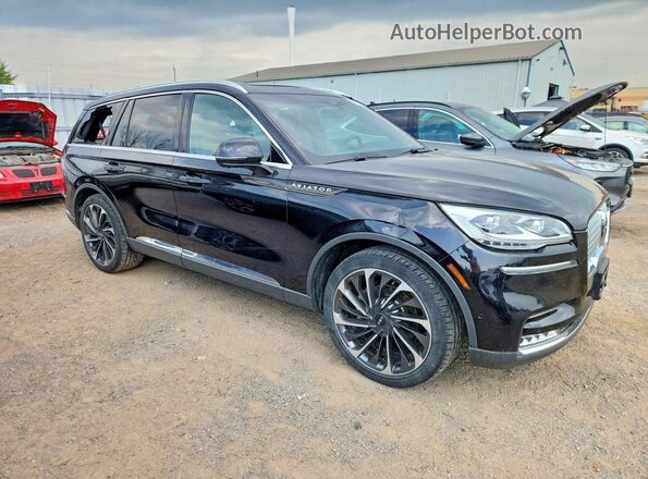 5LM5J7XC0LGL04140 2020 LINCOLN AVIATOR Black Przód prawy