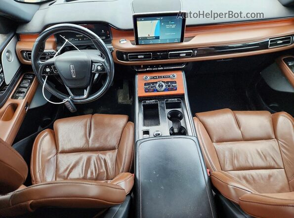 5LM5J7XC0LGL04140 2020 LINCOLN AVIATOR Black Widok deski rozdzielczej