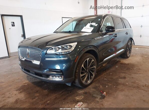 5LM5J7XC0PGL24121 2023 LINCOLN AVIATOR Blue Vista tres cuartos delantera izquierda