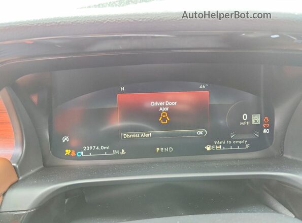 5LM5J7XC0RGL04387 2024 LINCOLN AVIATOR White Instrument cluster view