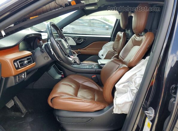 5LM5J7XC2LGL10392 2020 LINCOLN AVIATOR Black Vista interior delantera