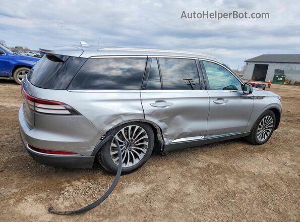 5LM5J7XC2LGL16967 2020 LINCOLN AVIATOR Silver უკანა მარჯვენა