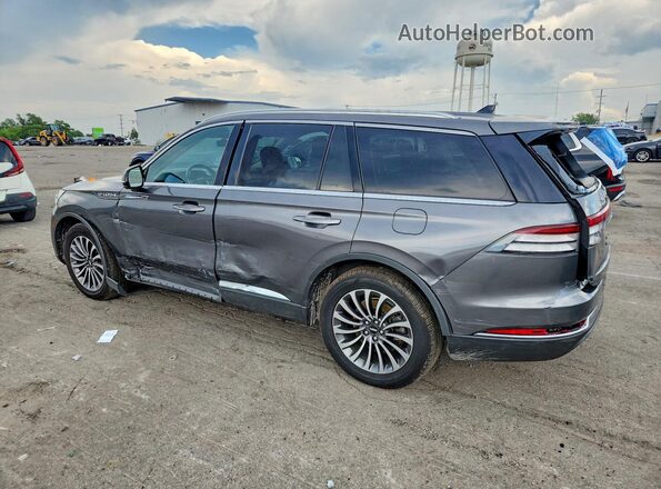 5LM5J7XC2MGL00544 2021 LINCOLN AVIATOR Gray Задня ліва чверть