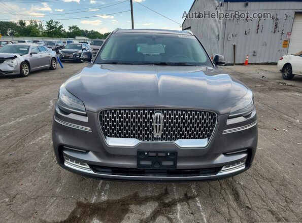 5LM5J7XC2MGL00544 2021 LINCOLN AVIATOR Gray Вид спереду