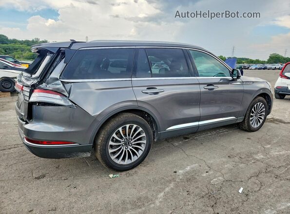 5LM5J7XC2MGL00544 2021 LINCOLN AVIATOR Gray Задня права чверть