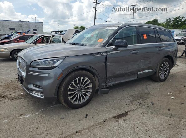 5LM5J7XC2MGL00544 2021 LINCOLN AVIATOR Gray 