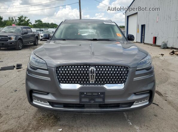 5LM5J7XC2MGL00544 2021 LINCOLN AVIATOR Gray Панорамний вид салону 360°