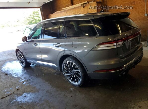 5LM5J7XC2MGL10121 2021 LINCOLN AVIATOR Gray Tył lewy
