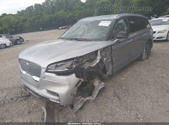 5LM5J7XC2MGL14699 2021 LINCOLN AVIATOR Gray Передня ліва чверть