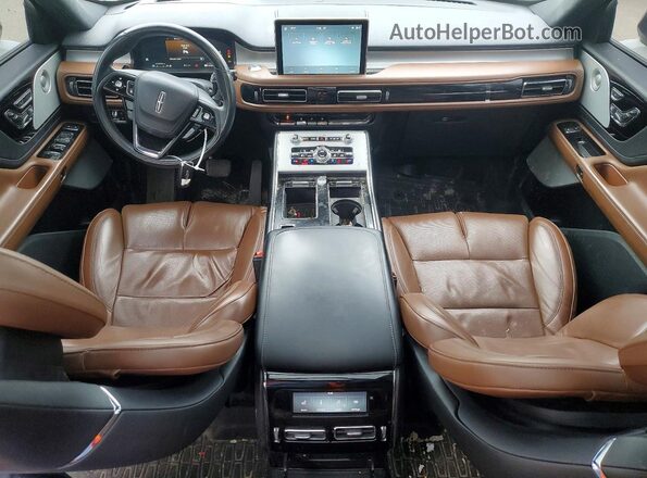 5LM5J7XC2PGL10415 2023 LINCOLN AVIATOR White Dashboard view