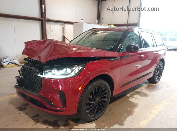 5LM5J7XC2TGL06486 2026 LINCOLN AVIATOR Red Front left