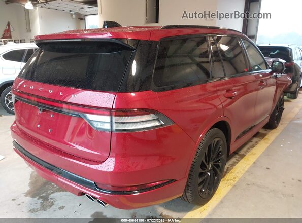 5LM5J7XC2TGL06486 2026 LINCOLN AVIATOR Red Rear right