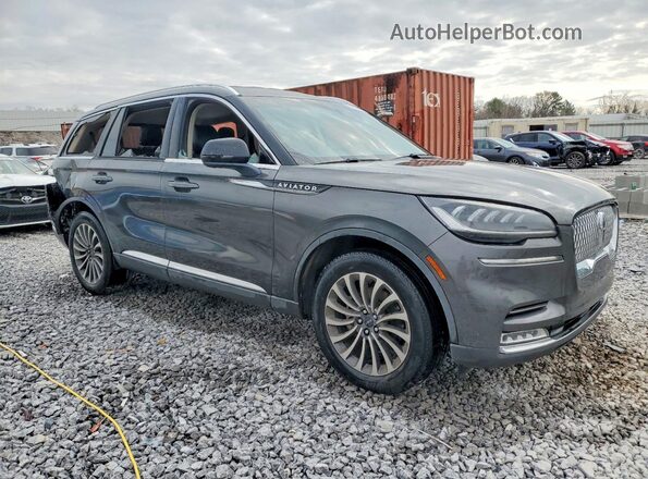 5LM5J7XC3LGL15536 2020 LINCOLN AVIATOR Gray Front right