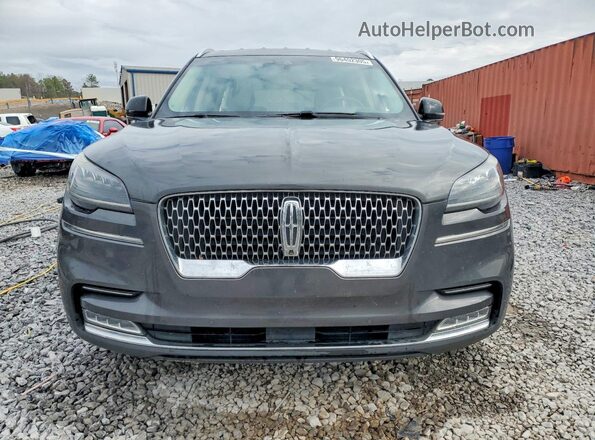 5LM5J7XC3LGL15536 2020 LINCOLN AVIATOR Gray Front view