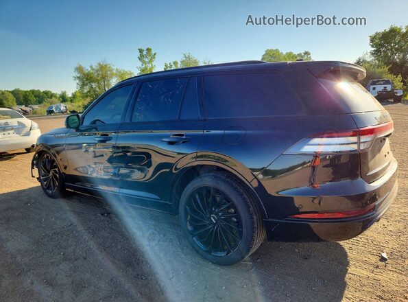 5LM5J7XC4NGL18108 2022 LINCOLN AVIATOR Black Задня ліва чверть