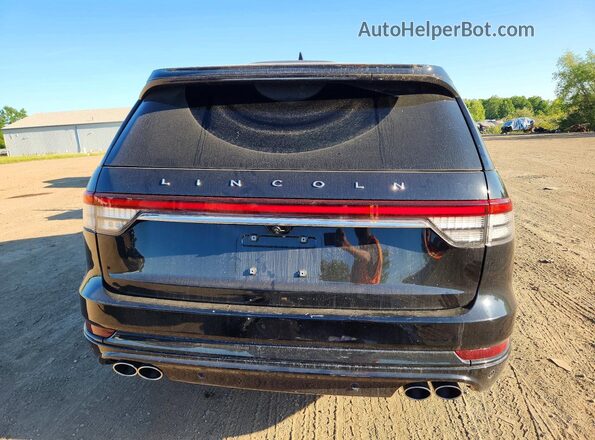 5LM5J7XC4NGL18108 2022 LINCOLN AVIATOR Black Вид ззаду