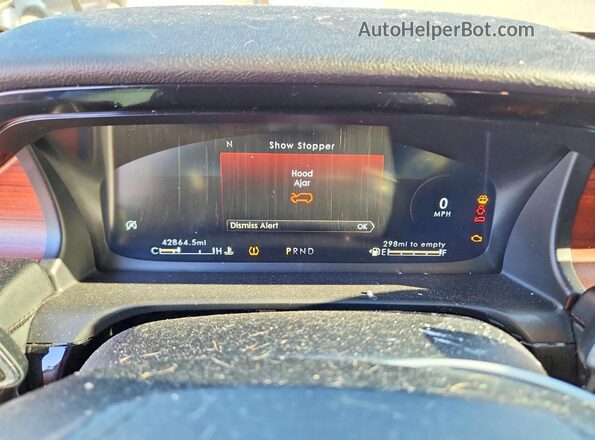 5LM5J7XC4NGL18108 2022 LINCOLN AVIATOR Black Вид щитка приладів